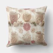 Groovy 70s Worpillow - Mosterdgeel Psychedelisch Kussen (Achterkant)