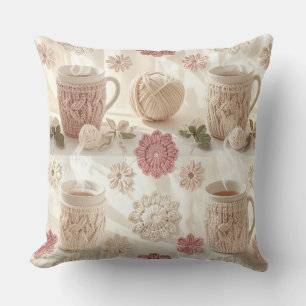 Groovy 70s Worpillow - Mosterdgeel Psychedelisch Kussen