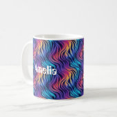 Groovy 90s Multicolor Boho Stijl   Koffiemok (Voorkant links)