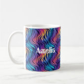 Groovy 90s Multicolor Boho Stijl   Koffiemok (Links)