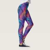 Groovy 90s stijl multicolor boho   leggings (Rechts)
