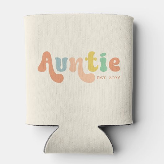 Groovy Aangepaste Tante Gevestigd | Cadeaus voor T Blikjeskoeler (Achterkant)