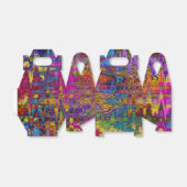 Groovy Abstract Bedankdoosjes (Uitgevouwen)