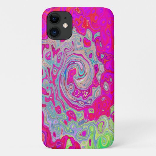 Groovy Abstract Blauwgroen blauw en rood zwijn Case-Mate iPhone Case (Achterkant)