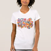Groovy Abstract kleurrijke marmer Trippy Art T-Shi T-shirt (Voorkant)