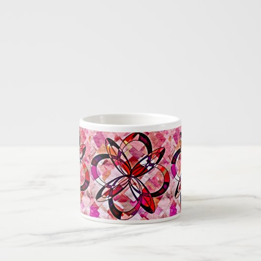 groovy abstract ontwerp espresso kop (Voorkant)