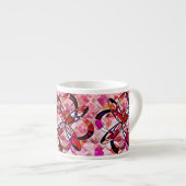 groovy abstract ontwerp espresso kop (Voorkant rechts)