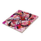 groovy abstract ontwerp tegeltje (Zijkant)