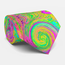 Groovy Abstract Paars en gele vloeibare wervelkolo