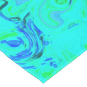 Groovy Abstract Retro Rainbow Liquid Swirl Tafelkleed (Gekanteld)