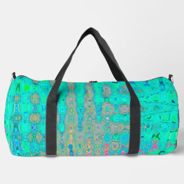 Groovy Abstract Retro Regenboog Atoomgolven Plunjezak