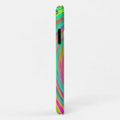 Groovy Abstract roze en Turquoise Swirl Case-Mate iPhone Case (Achterkant/rechts)