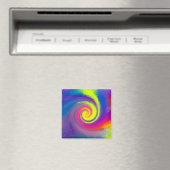 Groovy Abstract wervelwervelkolom Magneet (Insitu (Vaatwasser))