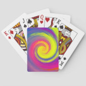 Groovy Abstract wervelwervelkolom Speelkaarten (Achterkant)