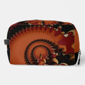 Groovy Abstracte aardse kleuren Toilettasje (Voorkant)