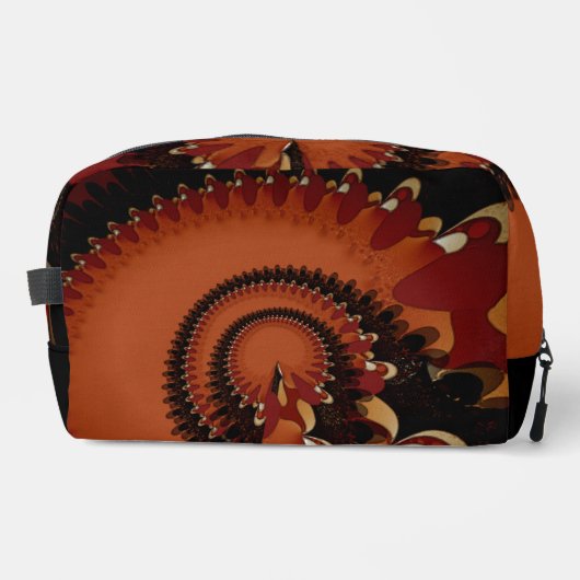 Groovy Abstracte aardse kleuren Toilettasje (Voorkant)