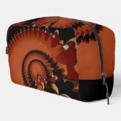 Groovy Abstracte aardse kleuren Toilettasje (Rechterhoek)