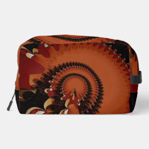 Groovy Abstracte aardse kleuren Toilettasje