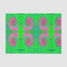 Groovy Abstracte Groene en Rode Lava Vloeibare Dra
