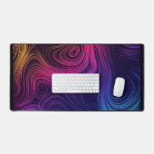 Groovy Abstracte Swirls en Cirkels Cool Bureaumat (Keyboard & Muis)