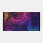 Groovy Abstracte Swirls en Cirkels Cool Bureaumat (Voorkant)