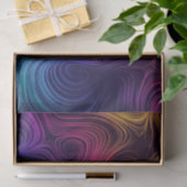 Groovy Abstracte Swirls en Cirkels Cool Tissuepapier (Geschenk)