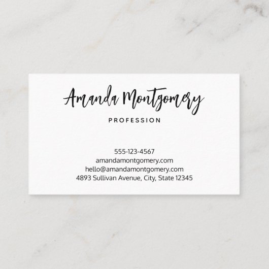 Groovy Abstracte Swirls en Cirkels Cool Visitekaartje (Achterkant)