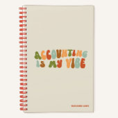 Groovy Accounting is mijn vibe, CPA, accountant Notitieboek (Voorkant)