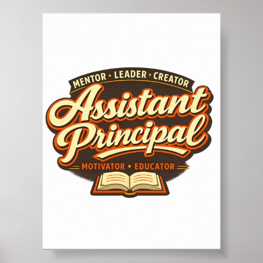 Groovy Adjunct-directeur Printbare Download Poster (Voorkant)
