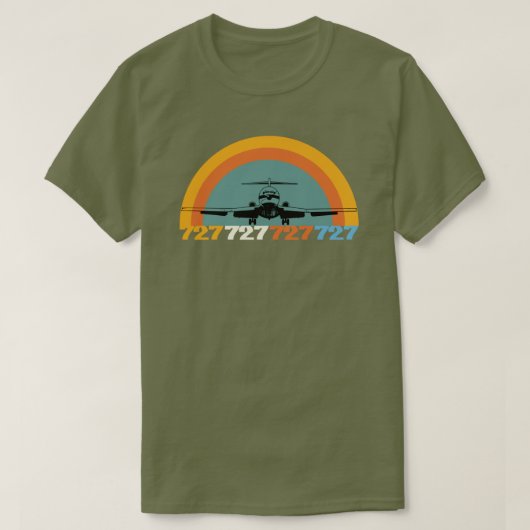 Groovy Age Retro Jet T-shirt (Design voorkant)