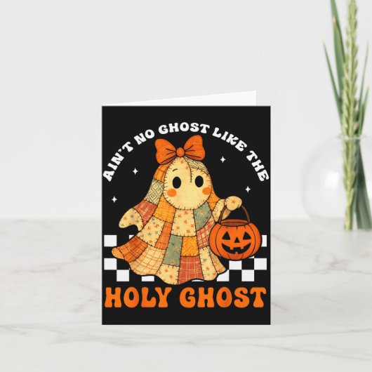 Groovy Ain’t No Ghost Like The Holy Christian Hall Kaart (Voorkant)