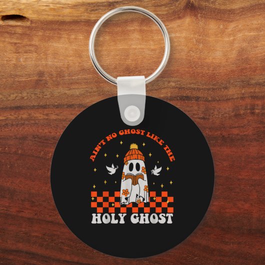 Groovy Ain’t No Ghost Like The Holy Christian Hall Sleutelhanger (Voorkant)