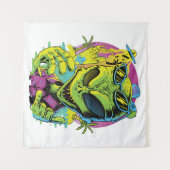 Groovy Alien Wandkleed (Voorkant (horizontaal))