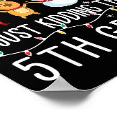 Groovy All Is Calm Just Kidding This Is 5th Grade  Poster (Hoek)