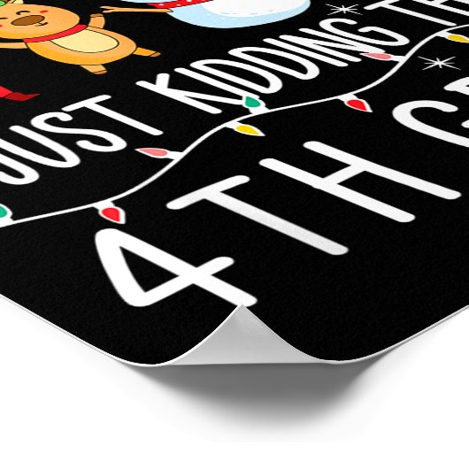 Groovy All Is Calm Just Kidding This Is 5th Grade Poster (Hoek)