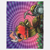 Groovy Animated Animals Fleece Deken (Voorkant)