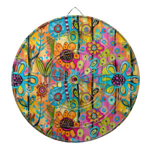 Groovy Art Dartboard Dartbord