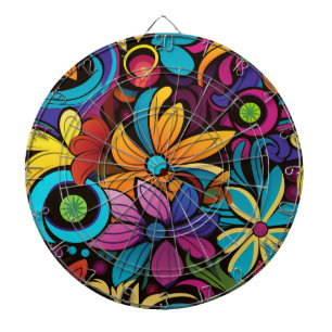 Groovy Art Dartboard Dartbord