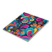 Groovy Art Keramische Tegel Tegeltje (Zijkant)