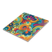 Groovy Art Keramische Tegel Tegeltje (Zijkant)