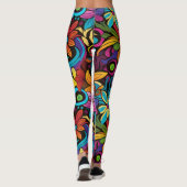 Groovy Art Leggings (Achterkant)