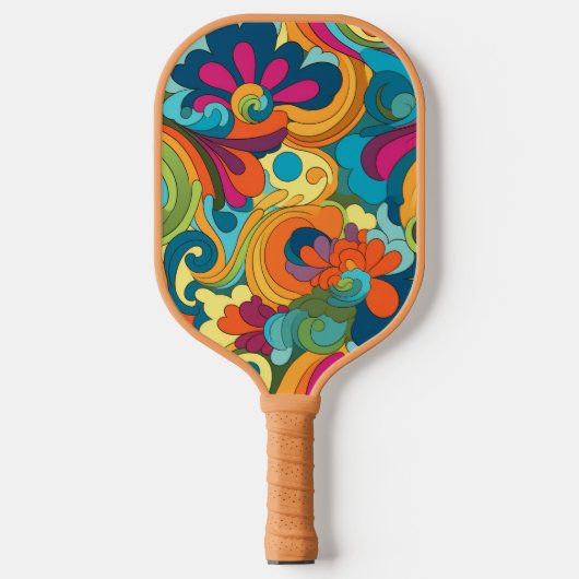Groovy Art Pickleball Paddle (Voorkant)