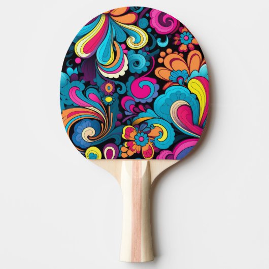 Groovy Art Ping Pong Paddle Tafeltennisbatje (Voorkant)