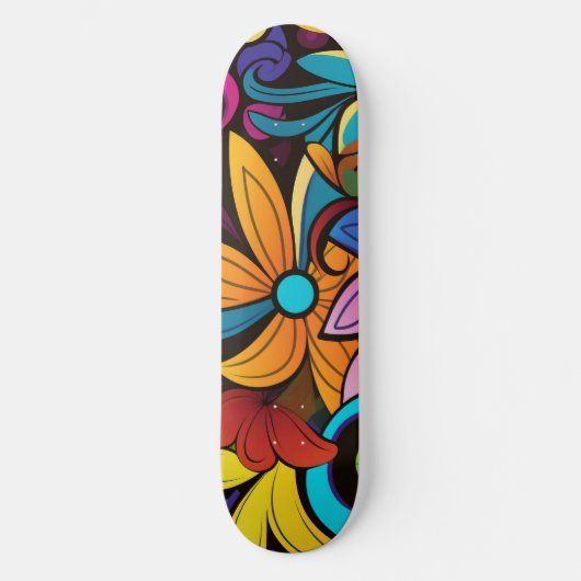Groovy Art Skateboard (Voorkant)