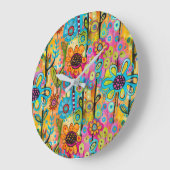 Groovy Art Wall Clock Grote Klok (Hoek)