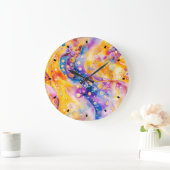 Groovy Art Wall Clock Grote Klok (Huis)