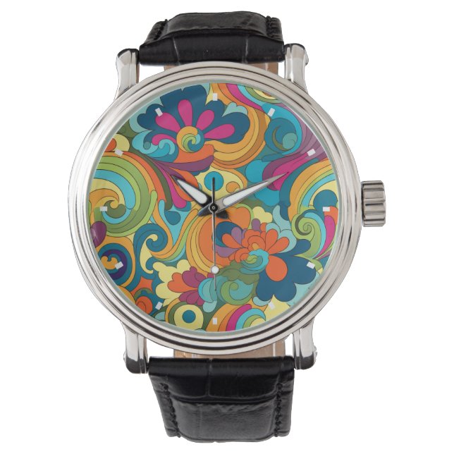 Groovy Art Watch Horloge (Voorkant)