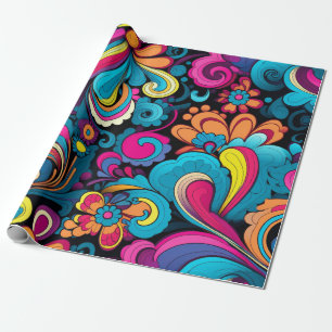 Groovy Art Wrapping Paper Cadeaupapier