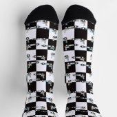 Groovy Autoracing Retro Race Patroon Sokken (Top)