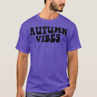 Groovy Autumn Vibes Retro Het is Herfst Yall Autum T-shirt